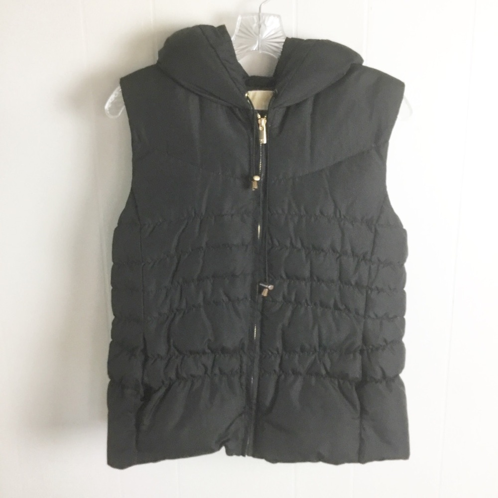 Michael Kors Black Down Size S Puffer Vest